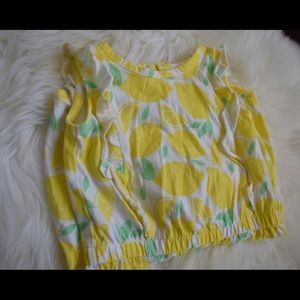 Carters Lemon Romper